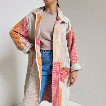 Long Kantha Jacket - No. 035