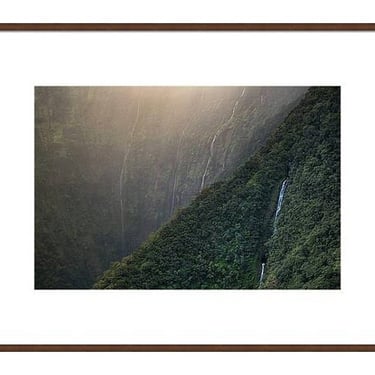 Hawaii Photo Prints, Travel Photography, Hawaii Wall Art, Big Island Hawaii Print, Waterfall Print, Kohala Coast, Waimanu Valley Waterfall 