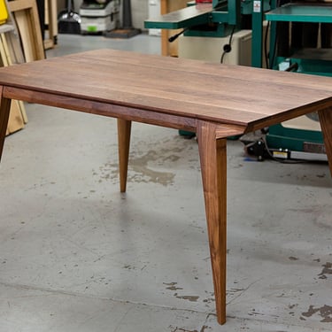 Linden Dinette Table, Walnut Dinette Table, Mid Century Modern Table, 4, 6, 8 Seat Dining Table 