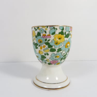 Vintage Flower Egg Cup - Spring Flowers Egg Cup 
