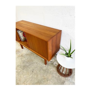 Nils Jonsson for Hugo Troeds Console or Record Storage Cabinet Danish Modern 