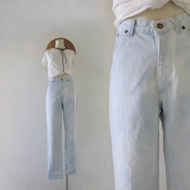 overdyed baby blue jeans - 29 