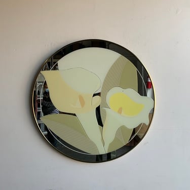 1980s Lily Mirror by Gloria Erikson 