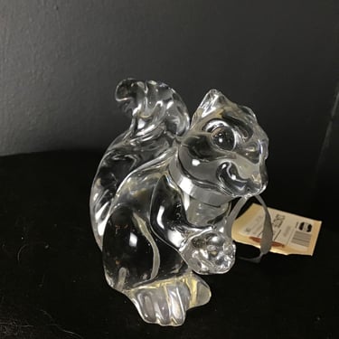 Crystal Squirrel Figurine (Seattle)