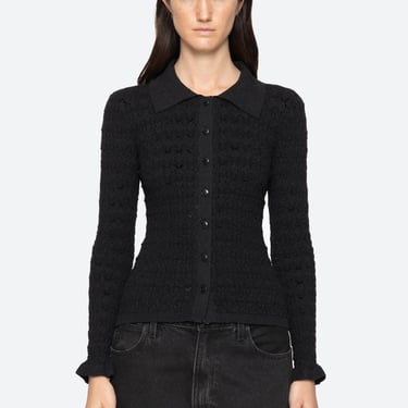 Ruby Knit Cardigan in Black