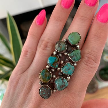 Turquoise Nugget Ring A from Nepal