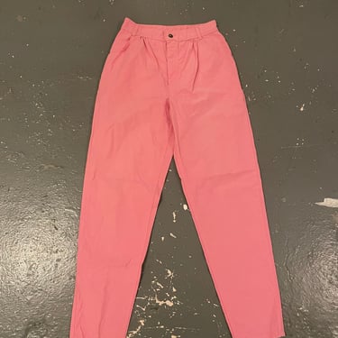 27x29 Vintage 90s Levi’s Cotton Pants Chinos Trousers Girls Pink High Waisted 