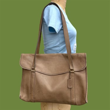 vintage genuine COACH taft 9980 bag • roomy over the