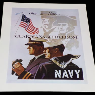 Recruitment Poster Guardians of Freedom Navy