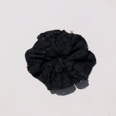 Billy Bamboo | XL Lace Scrunchie in Black