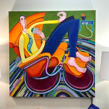 Kenny Mac Original Art 'Circular Comfort'