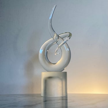 Signed Murano glass sculpture by Andrea Tagliapietra 