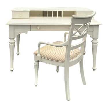 Stanley Furniture Coastal Style Writing Desk and Chair 