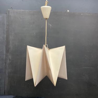 Le Klint Danish Pendant Light Vintage Mid-Century Plastic Origami Lamp Denmark 