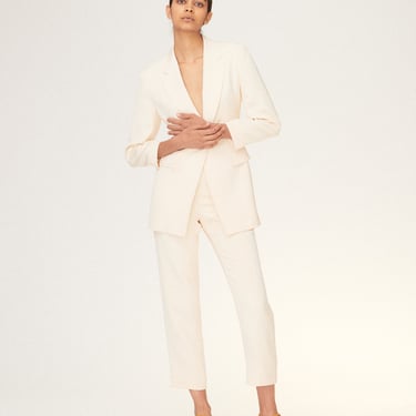 Vintage Silk Ivory Suit