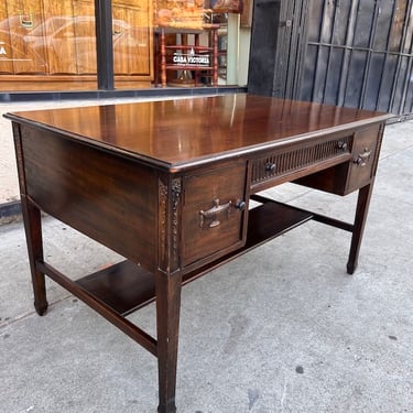 Superhero of Woodworking | 1920s French-style Desk in Mahogany