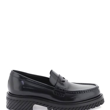 Off-White Leather Mocassins Women