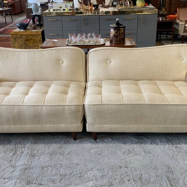 1950’s Dunbar Style 2 Piece Sectional Sofa
