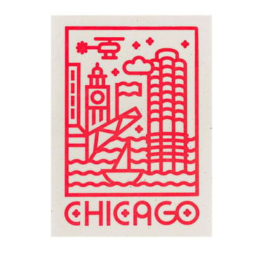 Chicago Scene Print 11x14