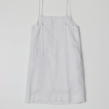 Azalea Nora Linen Dress - White