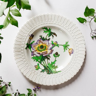 flower series plate by royal cauldon