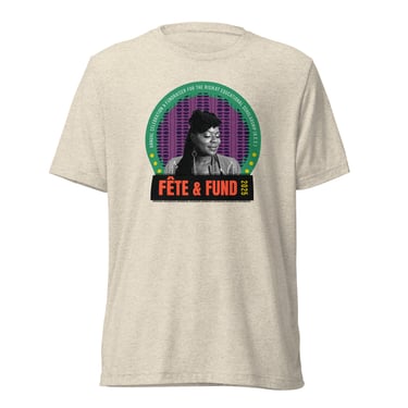 Fete & Fund 2025 T-shirt: Oatmeal