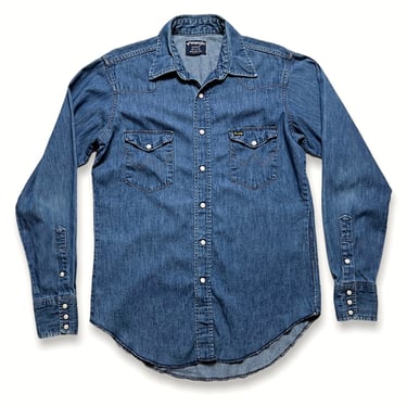 Vintage 1970s/1980s SEARS ROEBUCKS Denim Western Shirt