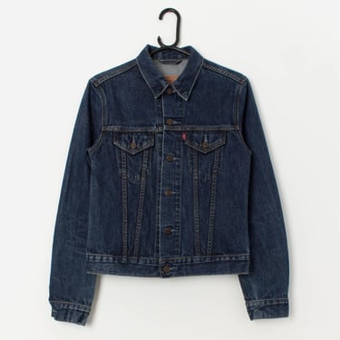 90s vintage Levis for girls denim jacket in dark blue - XS / Small 