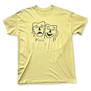 Vintage 1970s/1980s ASHLAND OREGON T-Shirt ~ Ons Size / XL ~ Soft / Thin ~ Shakespeare / Theatre / Hamlet 