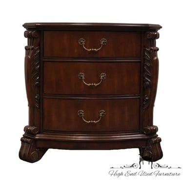PULASKI FURNITURE Contemporary Traditional Chippendale Style 32" Three Drawer Clawfoot Nightstand 