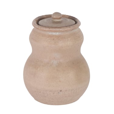 #341 Stoneware with Lid by Rolf Palm