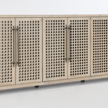 96” Reclaimed Wood 6 Door Sideboard  by Terra Nova Furniture Los Angeles 