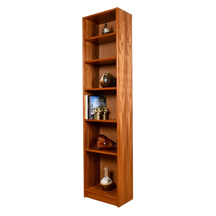 The Tall Slim-Jim Danish Teak 20&#8243; Wide Adjustable Bookcase