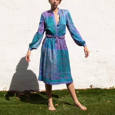 Neiman Marcus Umi Collections by Anne Crimmins 1980s Shift Dress 