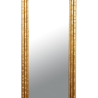 Gilt Faux Bamboo Mirror