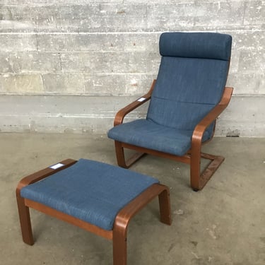 Poang Chair &amp; Ottoman (Seattle)