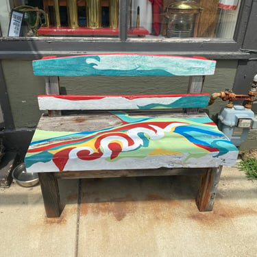 Ironwood Painted Bench