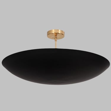 LARGE 30 in. CONCAVE Enameled Shade Pendant 