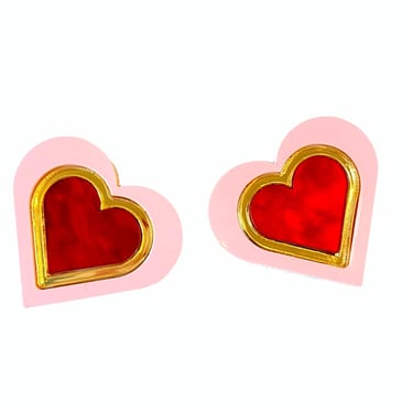 Sample Sale Queen Heart Statement Studs