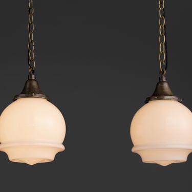 Opaline Glass Pendants