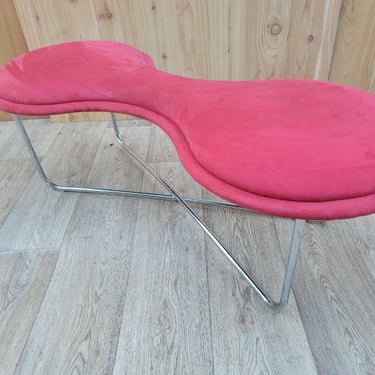 Vintage Swedish Modern 2 Seat Island Folding Bench by Tomoyuki Matsuoka for Bla Station