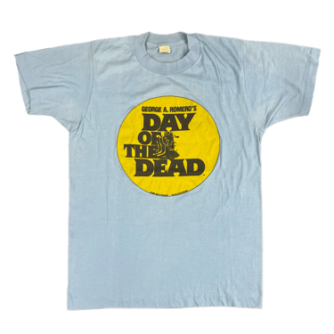 Vintage George A. Romero's Day Of The Dead "Dead Films Inc" Island Enterprises Promotional T-Shirt
