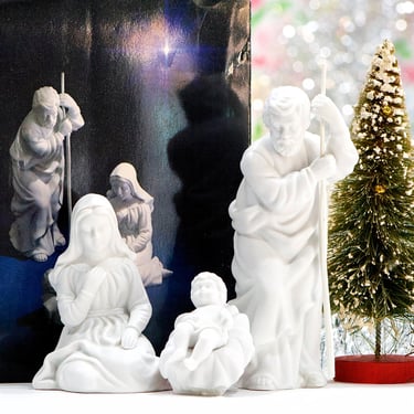 VINTAGE: 1981 - Holy Family Nativity Figurine - Avon Nativity Collection - Replacements - Mary Joseph, Baby Jesus - SKU 26 27-E-00031159 
