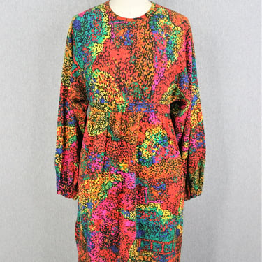 1960-70s - Goldworm - Sold at Neiman Marcus - Wool Knit - mod - Psychedelic - Op Art - S/M 