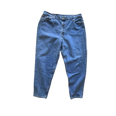 Vintage Levis 522 Made in USA Redline, Size 22 Short Plus Size Jeans, Tapered 