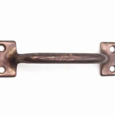Vintage 4.875 in. Brass Bridge Furniture Window Lift Pull