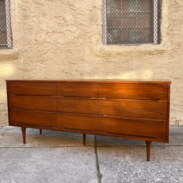 Mid century dresser Danish modern chest of drawers mid century triple dresser 