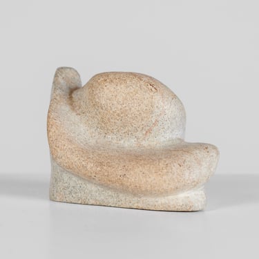 Petite Biomorphic Stone Sculpture 