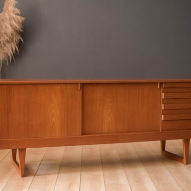 Mid-Century Modern Teak Sideboard Credenza by Kurt Østervig for KP Møbler 