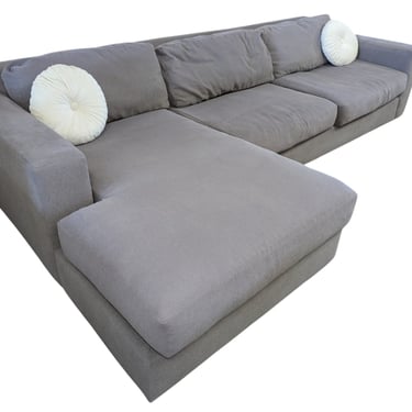 West Elm Grey L Sectional